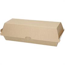 Take-Away boks 20,8 x 7 x 3,9 cm brun 200 stk pr kartong 
