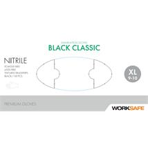 Nitrilhanske Worksafe sort (100) Engangshansker 