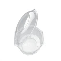 Salatbeger Rund 750ml beger med hengslet lokk i rPET (240 stk) 