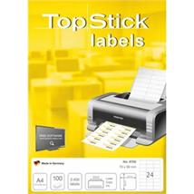 Etikett Topstick A4 70x36mm (2400) 