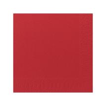 Serviett DUNI 3L 33cm rød (125) Resirkulerbare servietter i mykpapir 