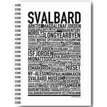 Notatbok, spiral, A5, SVALBARD Blanke ark, Wallstars 