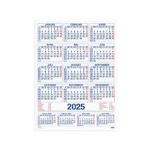 Plakatkalender GRIEG 2025 59x80 cm Planlegging År 