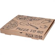 Pizzakartong To Go 33 x 33 x 3,5 cm 100 stk pr eske 