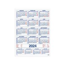Plakatkalender GRIEG 2024 59x80 cm Planlegging År 
