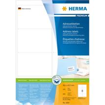 Etikett HERMA adr A4 99,1x67,7mm (800) Hvite permanent klebende etiketter 