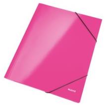 Strikkmappe FOLDERMATE PP A4 lys rosa Oppbevaring | Arkivering 