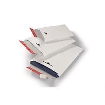 Hvite konvolutter av kartong 210 x 265 x -30 | A5+ | 58 gr. pr. stk. 